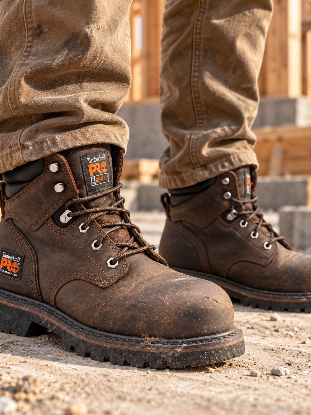 Timberland PRO Pit Boss 6” Steel-Toe Work Boots – Men’s 10.5 M